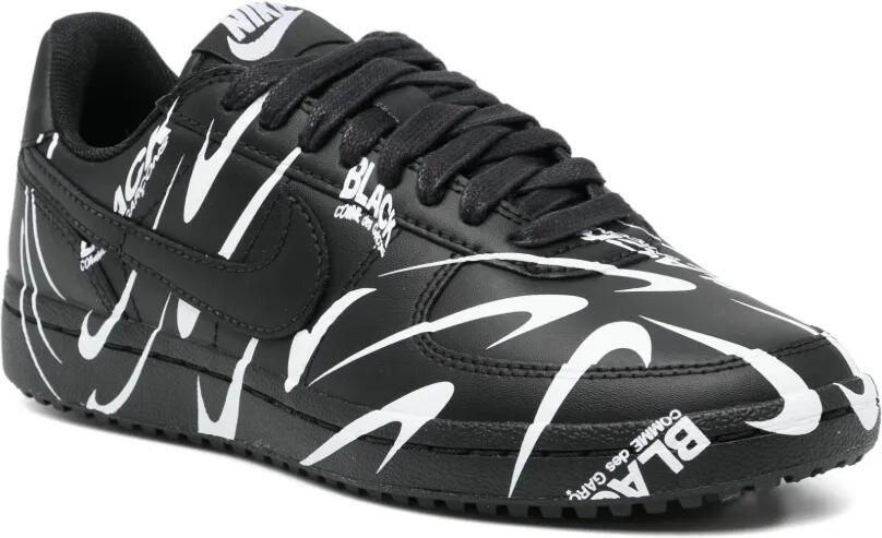 Black Comme Des Garçons x Nike Field General '82 low-top sneakers Zwart - Foto 3