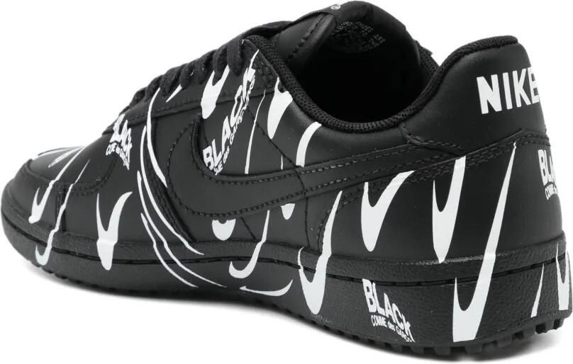 Black Comme Des Garçons x Nike Field General '82 low-top sneakers Zwart - Foto 2