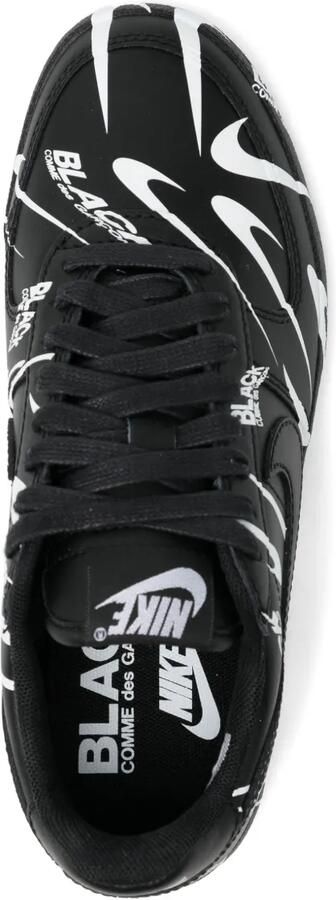 Black Comme Des Garçons x Nike Field General '82 low-top sneakers Zwart - Foto 4