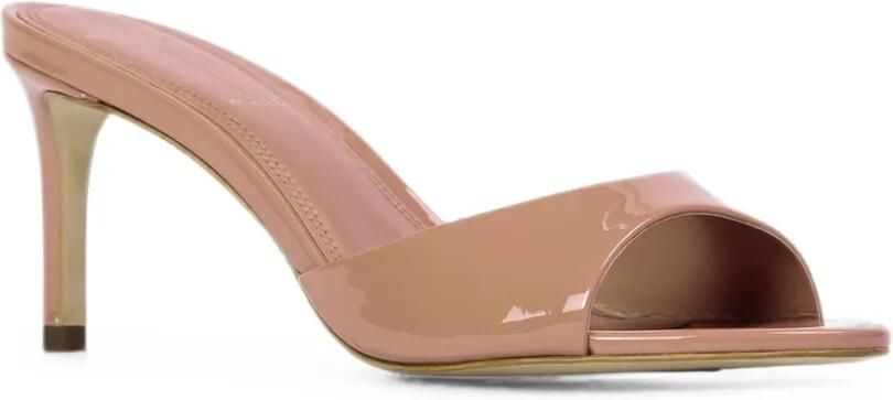 BLACK SUEDE STUDIO Freddie lakleren sandalen Beige