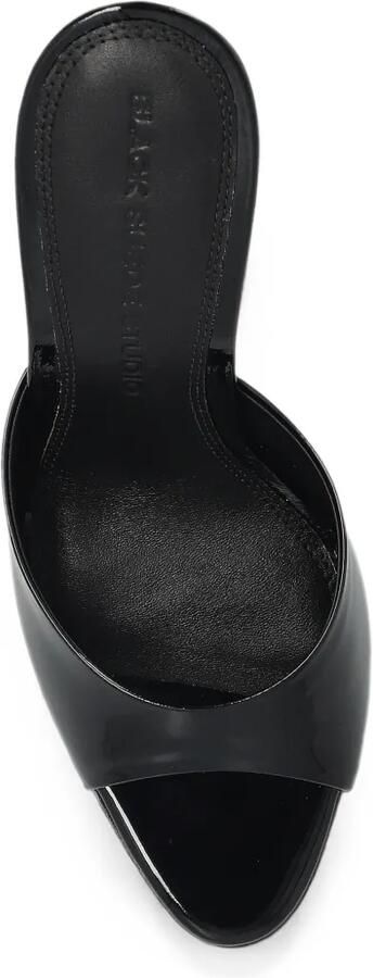 BLACK SUEDE STUDIO Jazz sandalen met lakafwerking Zwart - Foto 5