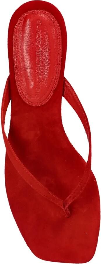 BLACK SUEDE STUDIO Kendal 35 sandalen met teenband en hak Rood - Foto 3