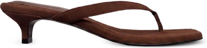 BLACK SUEDE STUDIO Kendal suède sandalen Bruin - Foto 3