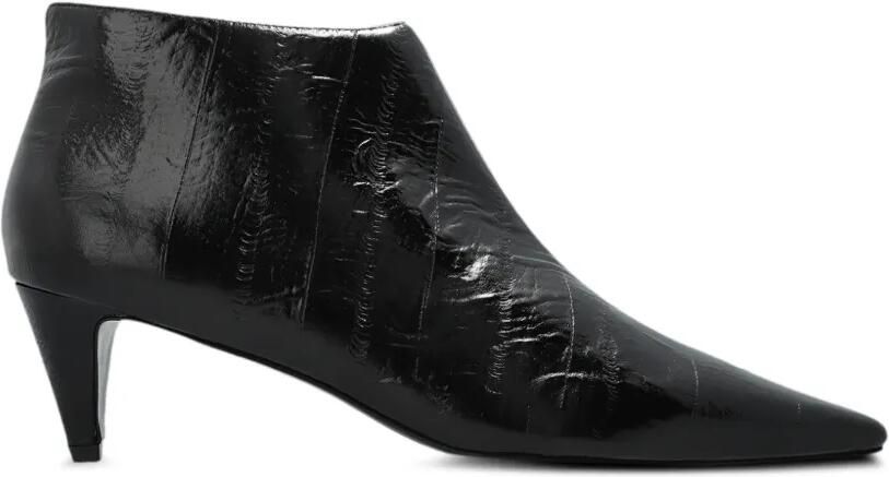 BLACK SUEDE STUDIO Kora leather ankle boots Zwart - Foto 3