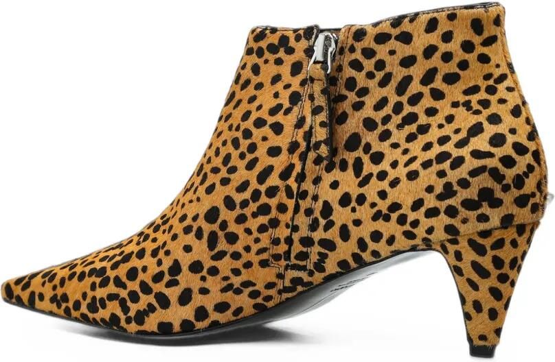 BLACK SUEDE STUDIO Kora leopard-print ankle boots Beige - Foto 3