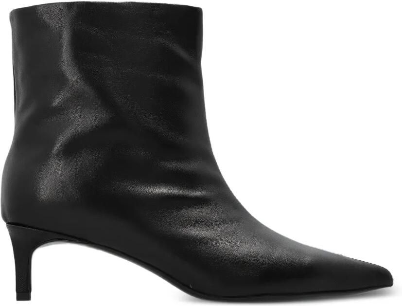 BLACK SUEDE STUDIO Trina 50 enkellaarzen met puntige neus Zwart