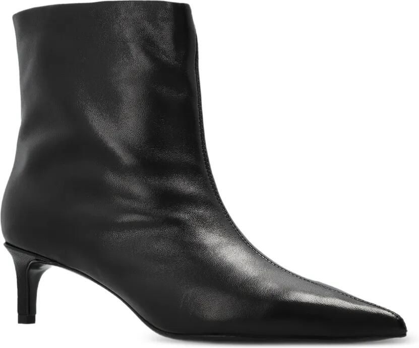 BLACK SUEDE STUDIO Trina 50 enkellaarzen met puntige neus Zwart - Foto 4
