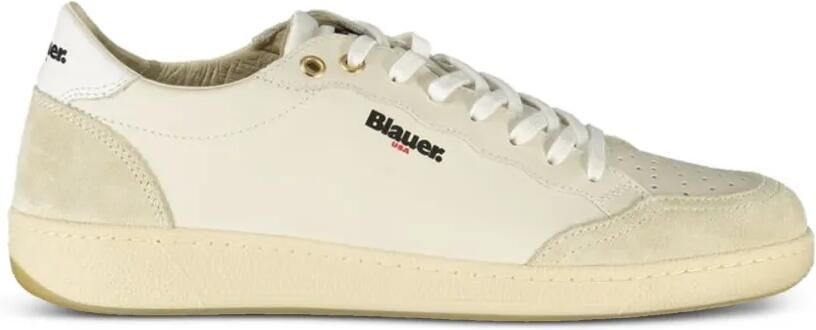 Blauer Andrika leren sneakers Wit