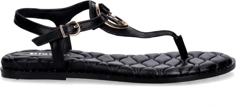 Blauer Ashley gewatteerde sandalen met hart-detail Zwart