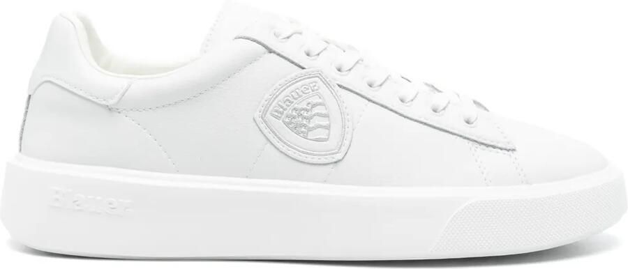 Blauer Buck01 Lea sneakers Wit
