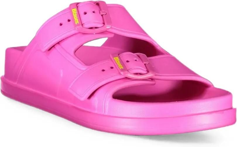 Blauer buckle-strap sandals Roze - Foto 3