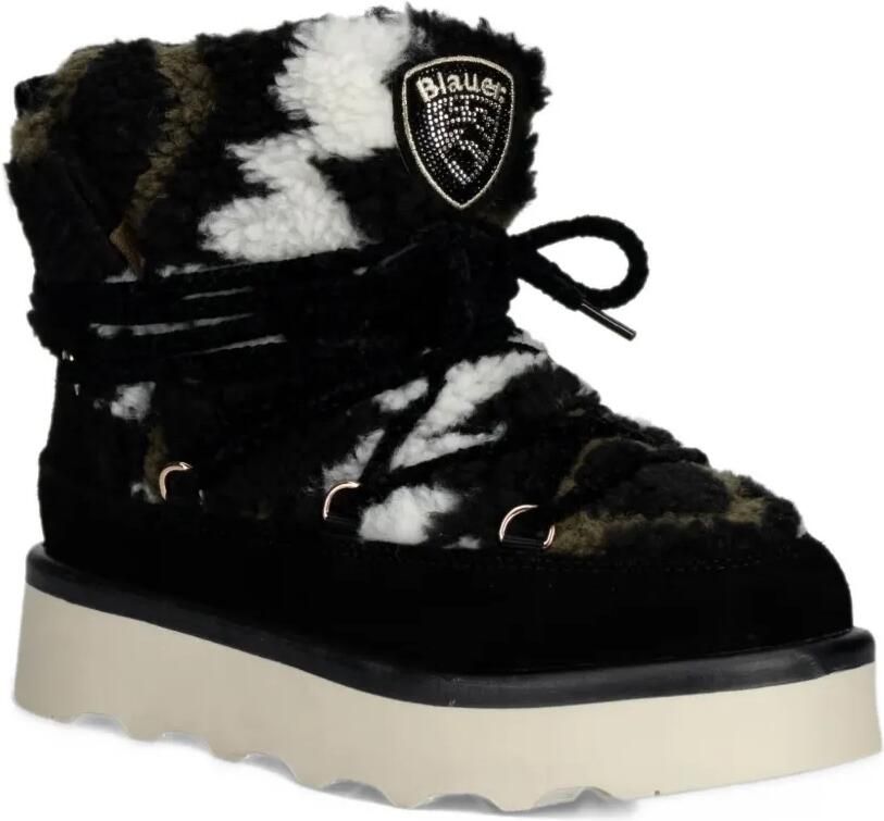 Blauer Doyle 01 camouflage-print ankle boots Zwart - Foto 3