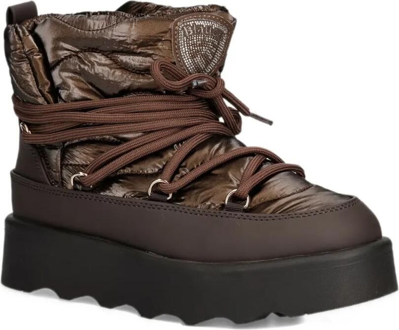 Blauer Doyle 01 quilted lace-up ankle boots Bruin - Foto 3