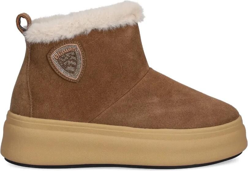 Blauer Emery02 laarzen met afwerking Bruin