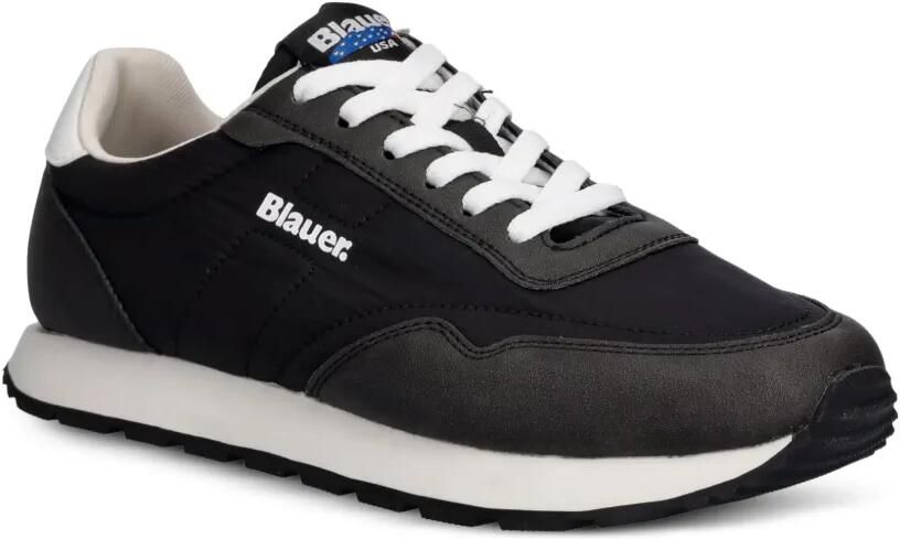 Blauer Falcon 01 sneakers met logo-print en vlakken Zwart - Foto 3