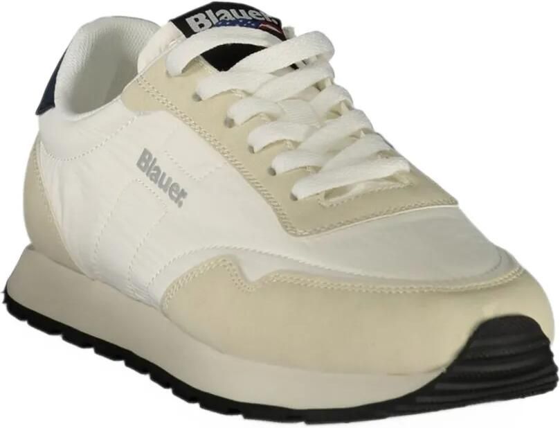 Blauer Falcon logo-print panelled sneakers Wit - Foto 3