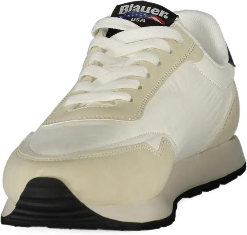 Blauer Falcon logo-print panelled sneakers Wit - Foto 2