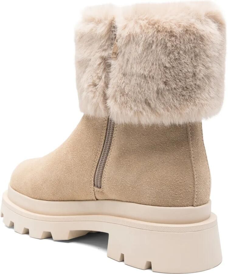 Blauer Kimmel 10 faux-fur suede boots Beige - Foto 3
