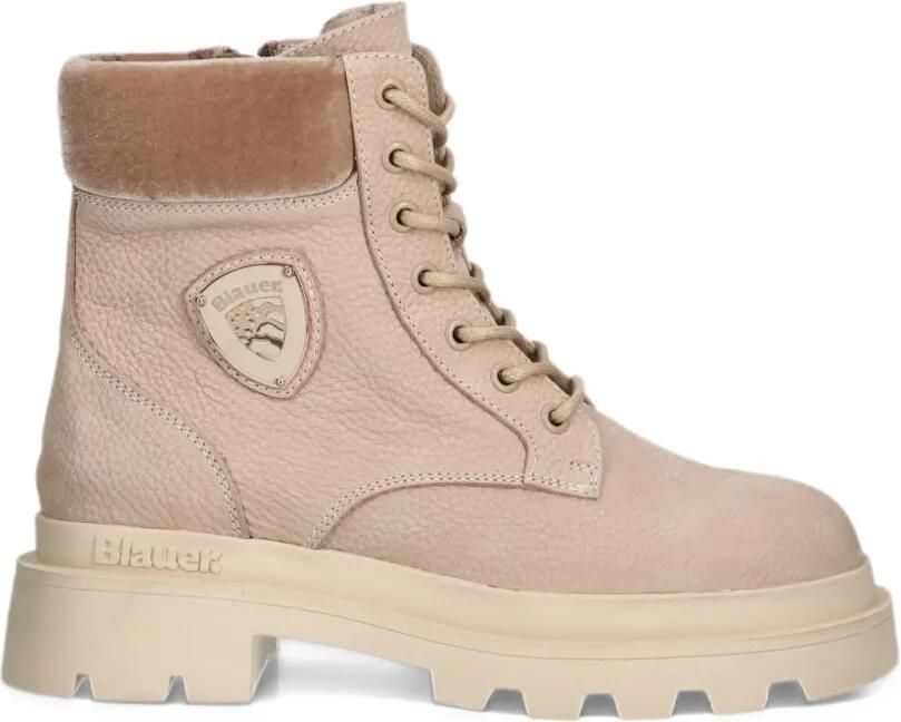 Blauer Kimmel logo-patch boots Beige