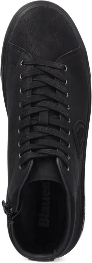 Blauer logo-patch sneakers Zwart - Foto 3