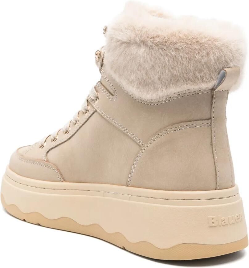 Blauer Maribel 02 faux-fur lace-up ankle boots Beige - Foto 2