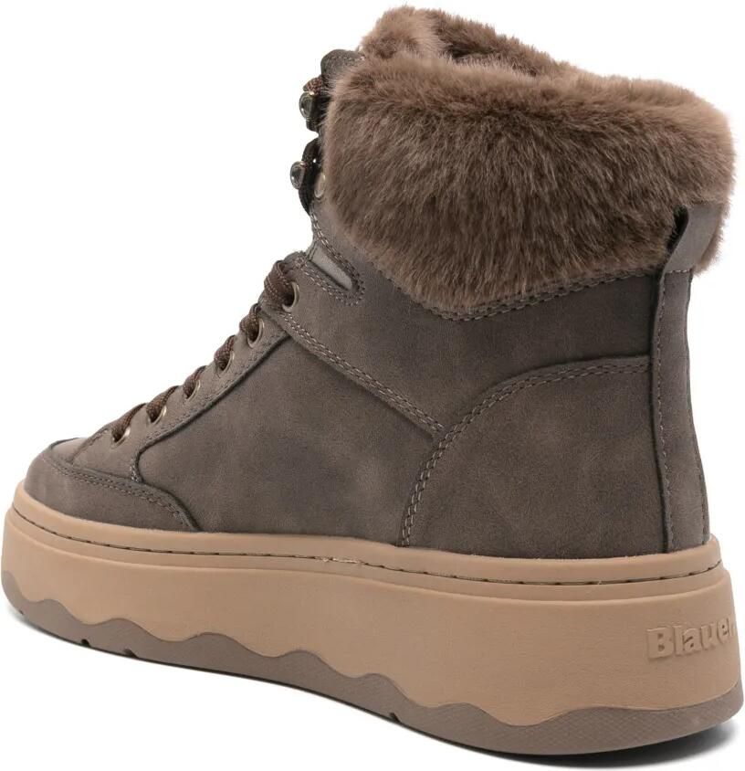 Blauer Maribel 02 faux-fur lace-up boots Bruin - Foto 2