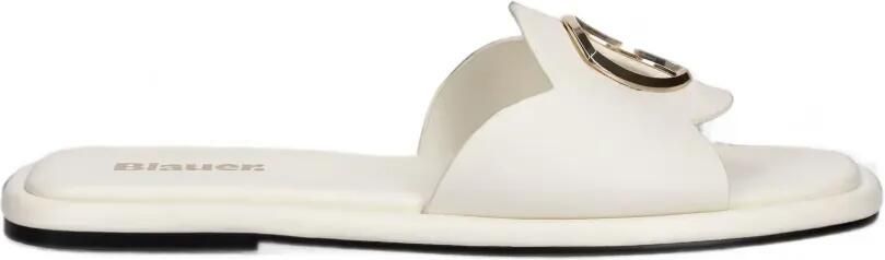 Blauer Moody01 slippers met logo-plakkaat Wit - Foto 4