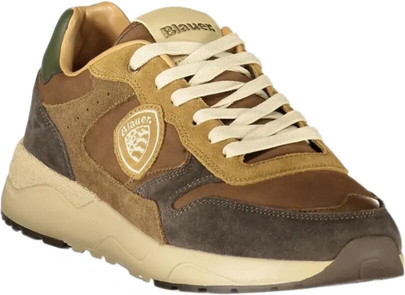 Blauer Ozark panelled logo-patch sneakers Bruin - Foto 2