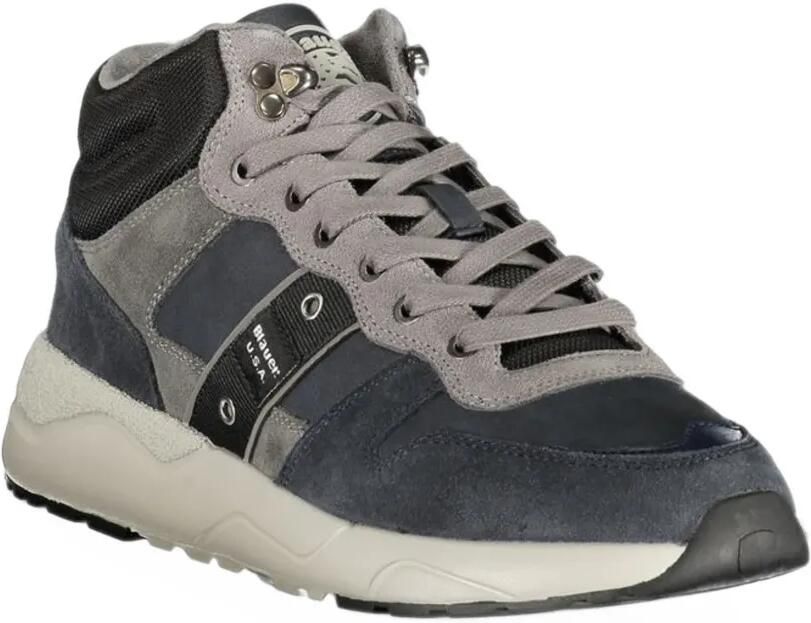 Blauer Ozark04 NUS panelled high-top sneakers Blauw - Foto 3