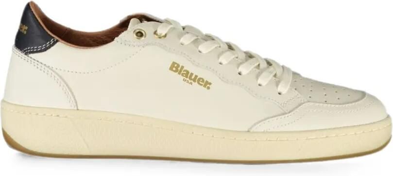 Blauer perforated-detail sneakers Wit