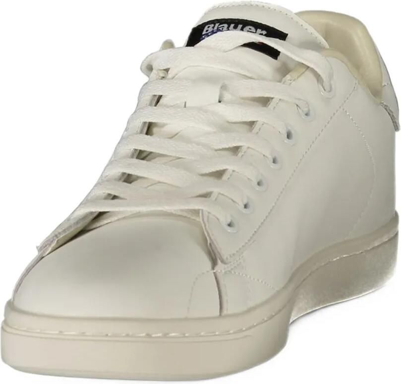 Blauer perforated logo-print sneakers Wit - Foto 2