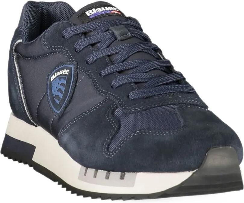 Blauer Queens logo-patch sneakers Blauw - Foto 3
