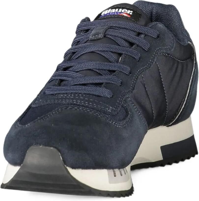 Blauer Queens logo-patch sneakers Blauw - Foto 2
