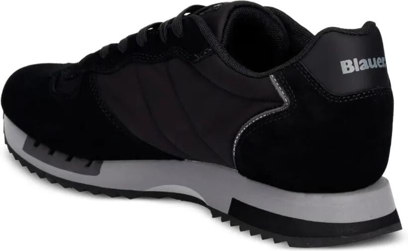 Blauer Queens sneakers met logo-patch Zwart - Foto 2