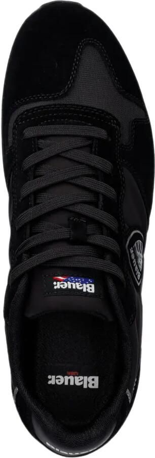 Blauer Queens sneakers met logo-patch Zwart - Foto 4