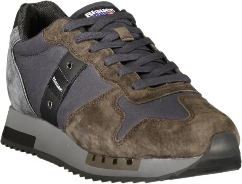 Blauer Queens panelled sneakers Bruin - Foto 3