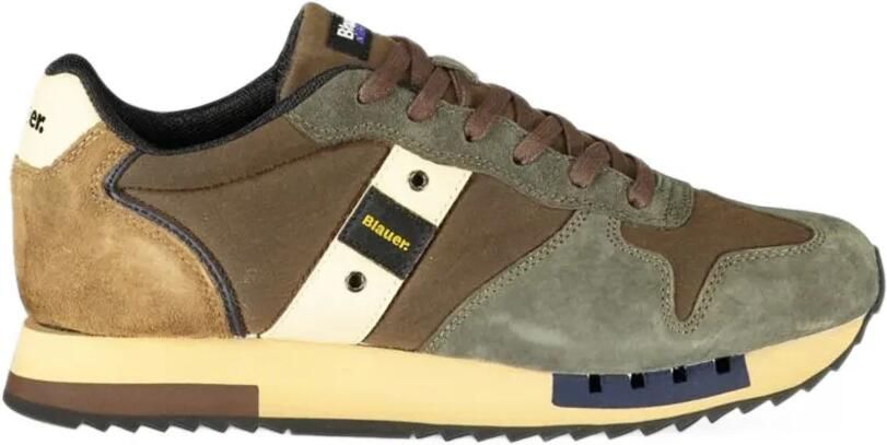 Blauer Queens panelled sneakers Bruin