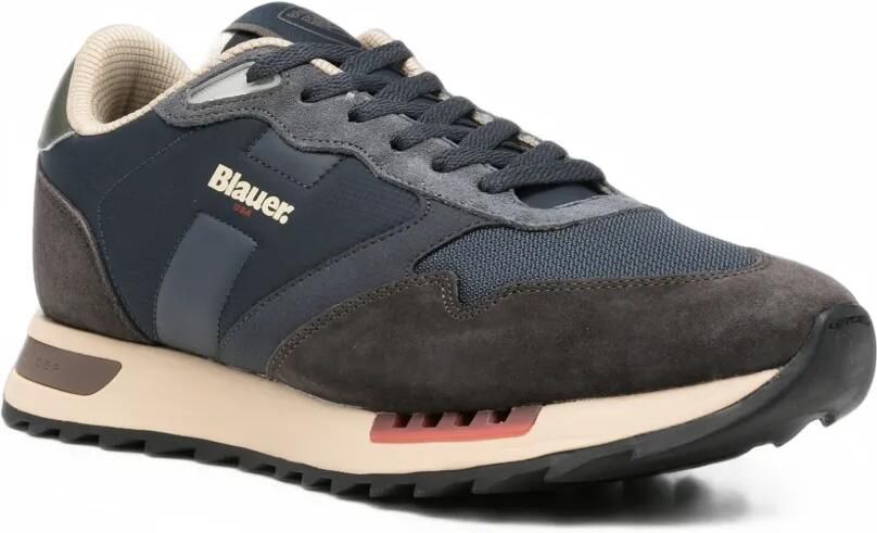 Blauer Ryder panelled leather sneakers Blauw - Foto 2