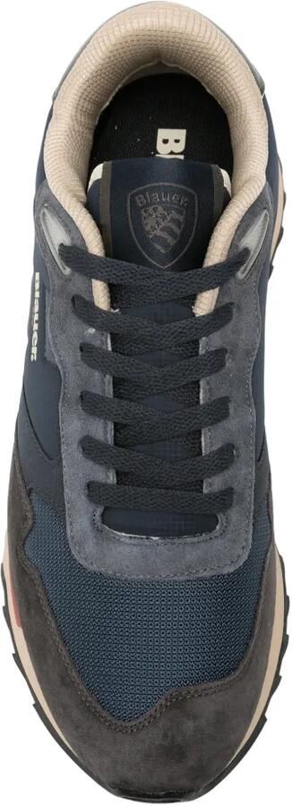 Blauer Ryder panelled leather sneakers Blauw - Foto 4
