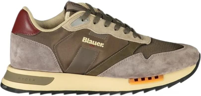 Blauer Ryder panelled sneakers Bruin