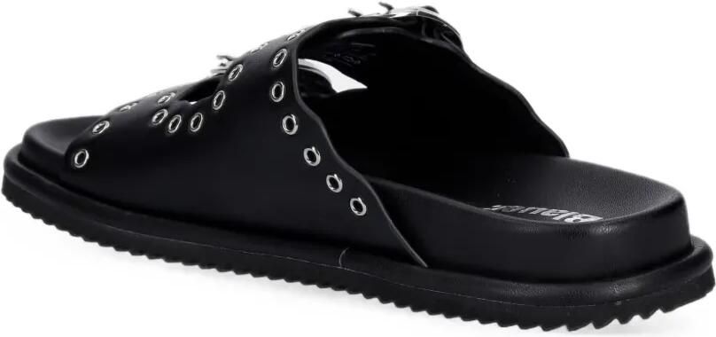 Blauer Sandalen met gespsluiting en verfraaid met ringlets Zwart - Foto 3
