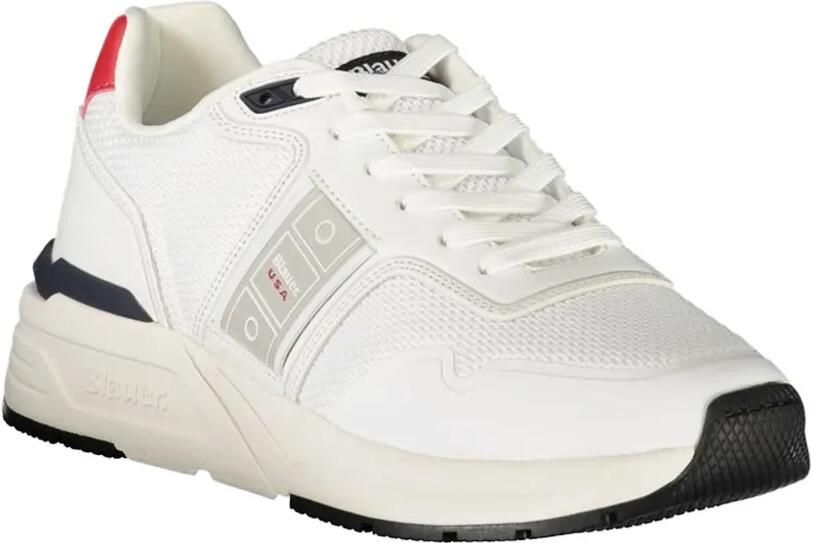 Blauer Sneakers met colourblocking Wit - Foto 3