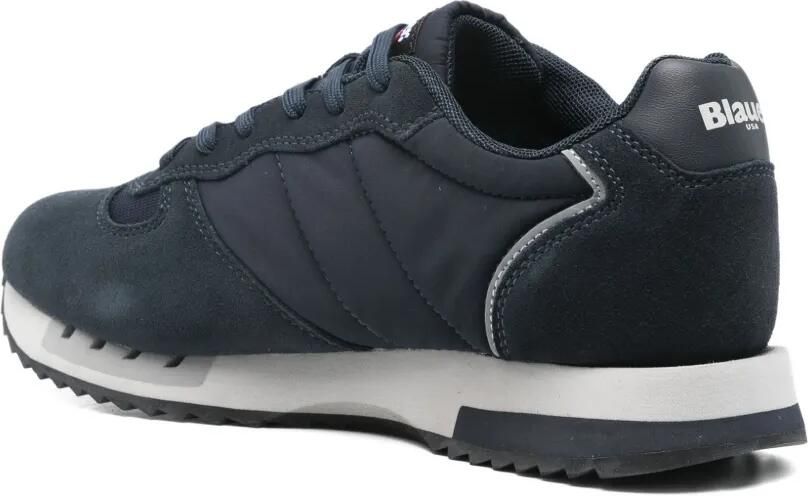 Blauer Sneakers met logopatch Blauw - Foto 3