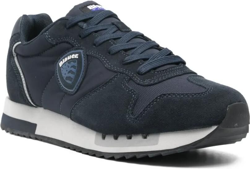 Blauer Sneakers met logopatch Blauw - Foto 2