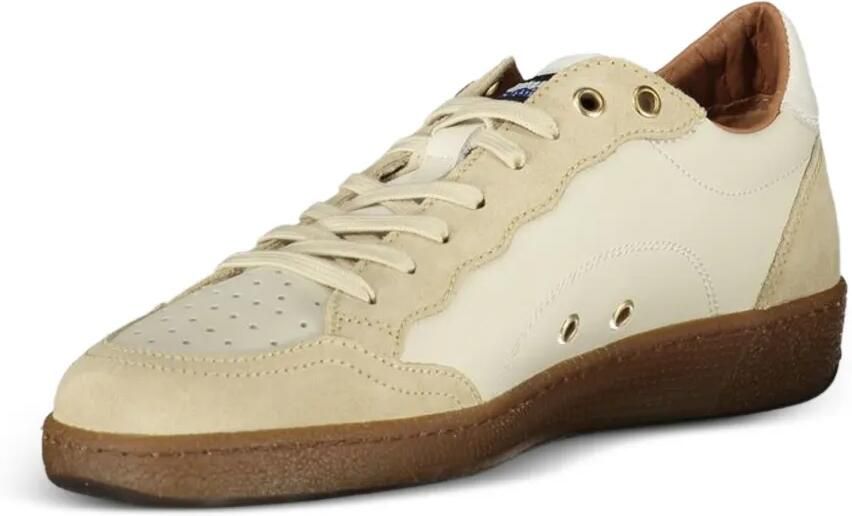 Blauer Sneakers met suède vlakken Beige - Foto 3