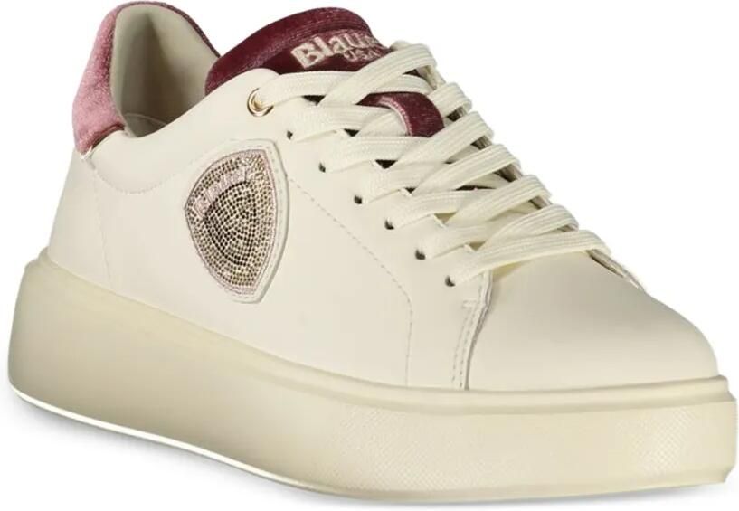 Blauer Sneakers verfraaid met kristallen Beige - Foto 3