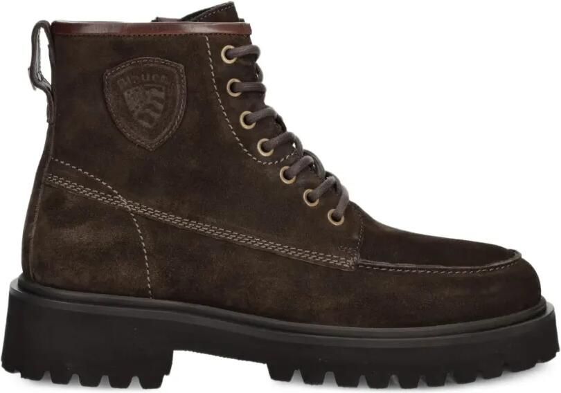 Blauer Suède veterlaarzen Bruin