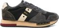 Blauer suede-panelled Queens sneakers Grijs - Grijs