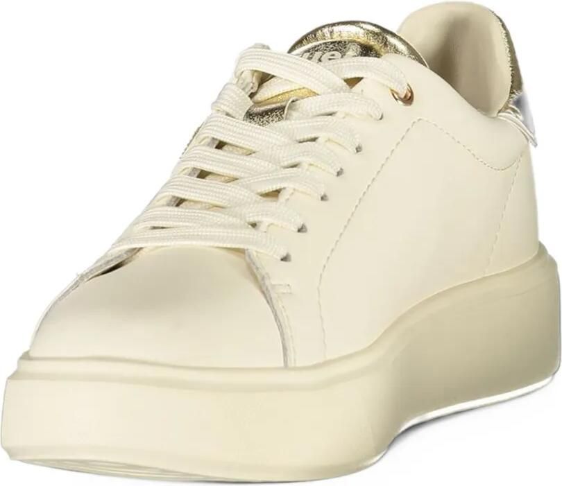Blauer Venus 01 logo-patch leather sneakers Beige - Foto 2