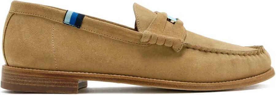 Blu Scarpa Loafers met turkoois Beige